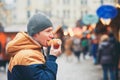 Christmas market in Vienna Royalty Free Stock Photo