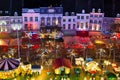 Christmas market on Vrijthof in Maastricht, Netherlands Royalty Free Stock Photo