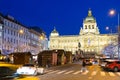 Christmas market, Wenceslas square, Old Town, Prague, Czech Republic