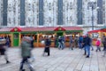 Christmas markets in the downtown of milan in italy, pic taken on 9th december 2023