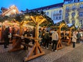 Christmas markets. Magdeburg, Germany. Royalty Free Stock Photo