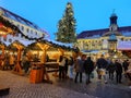 Christmas markets. Magdeburg, Germany. Royalty Free Stock Photo