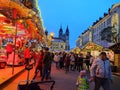Christmas markets. Magdeburg, Germany. Royalty Free Stock Photo