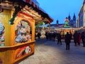 Christmas markets. Magdeburg, Germany. Royalty Free Stock Photo