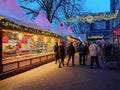 Christmas markets. Magdeburg, Germany. Royalty Free Stock Photo