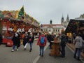 Christmas markets. Magdeburg, Germany. Royalty Free Stock Photo