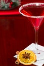 Christmas Martini Royalty Free Stock Photo