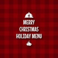 Christmas menu design Royalty Free Stock Photo