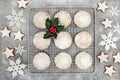 Mince Pies and Gingerbread Cookies Royalty Free Stock Photo