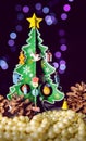 Christmas miniature tree small cute wood