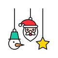 Christmas mobile, Christmas day related filled icon