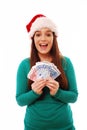 Christmas money Royalty Free Stock Photo