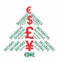 Christmas money tree