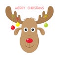 Christmas moose Royalty Free Stock Photo