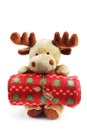 Christmas moose deer Royalty Free Stock Photo