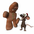 Christmas Mouse 3 Royalty Free Stock Photo