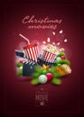 Christmas Movie concept Royalty Free Stock Photo