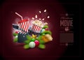 Christmas Movie concept Royalty Free Stock Photo