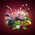 Christmas Movie concept Royalty Free Stock Photo