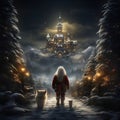 Christmas Movie Magic: Santa Poster for the Season