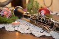 Christmas music with clarinet