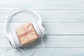 Christmas music gift Royalty Free Stock Photo