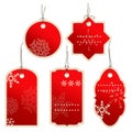 Christmas nad winter price tags