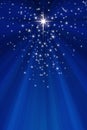 Blue Christmas Nativity background Royalty Free Stock Photo