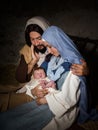 Christmas nativity manger Royalty Free Stock Photo