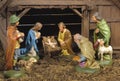 Christmas nativity scene