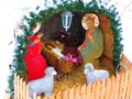 Christmas nativity scene Royalty Free Stock Photo