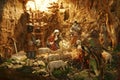 Christmas Nativity scene close-up