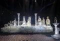 Christmas Nativity Scene Ice Sculptures At Gaylord Palms Resort In Orlando, January 2020