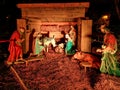 Christmas nativity scene Jesus birth Royalty Free Stock Photo