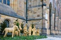 Christmas nativity scene in Prague, Prague castle, Czech Republ Royalty Free Stock Photo