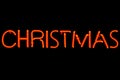 Christmas neon sign