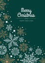 Christmas and New Year background. Bright Winter holiday composition. Greeting card, banner, poster Royalty Free Stock Photo