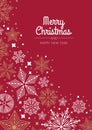 Christmas and New Year background. Bright Winter holiday composition. Greeting card, banner, poster Royalty Free Stock Photo