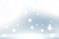 Christmas and New Year background with snowflakes and light effects on a blue background. Flat vector illustration EPS10 Royalty Free Stock Photo