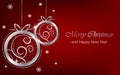 Christmas and New Year background wallpaper for greeting card