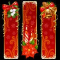 Christmas and New Year banners Royalty Free Stock Photo