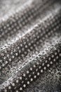 Christmas New Year Black and Silver Glitter background. Royalty Free Stock Photo