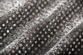 Christmas New Year Black and Silver Glitter background. Royalty Free Stock Photo