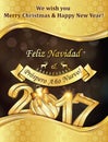 Christmas & New Year card in spanish