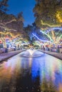 Christmas and New Year celebration lighting in Houston, Texas, U