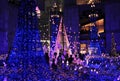 Christmas and New Year city illumination in Tokyo Mid Town Japan.