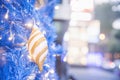 Christmas and new year festival with golden bokeh as background