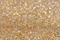 Christmas New Year Gold and Silver Glitter background. Holiday abstract texture Royalty Free Stock Photo