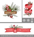 Christmas,New year greeting cards,banners Royalty Free Stock Photo