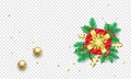 Christmas New Year greeting card background template golden stars confetti gift presents decorations Royalty Free Stock Photo